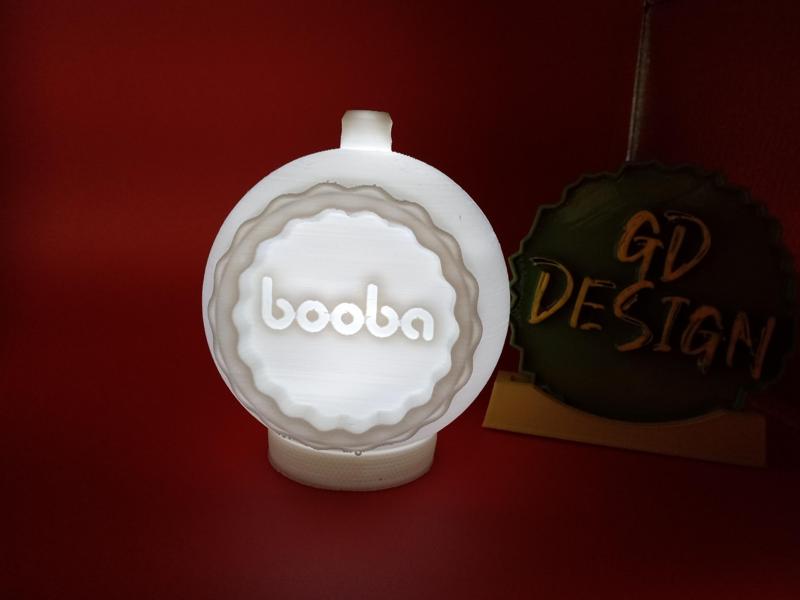 Booba CHRISTMAS ORNAMENT TEALIGHT WITH TWIST LOCK CAP