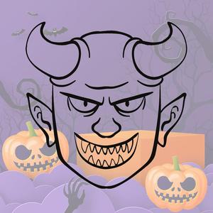 Halloween Demon Cookie Mold
