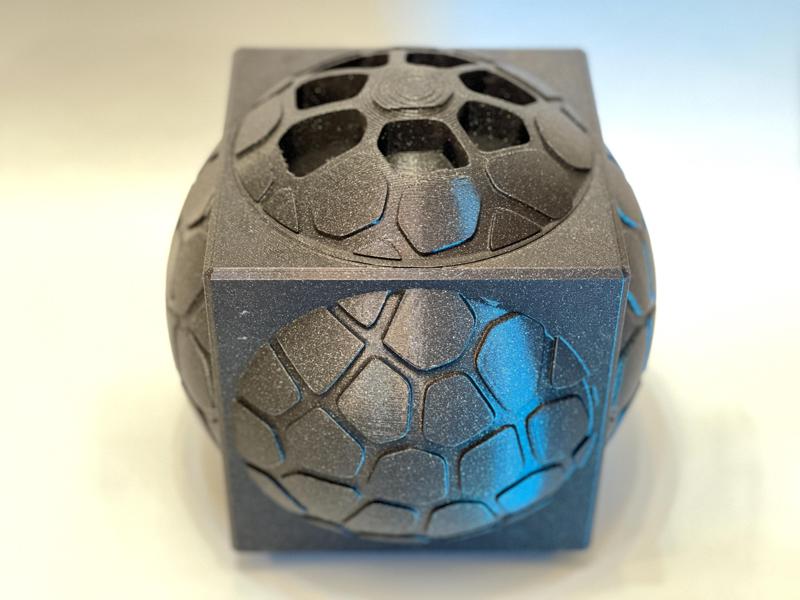 Voronoi Ball in Box Container with Screw-On Lid