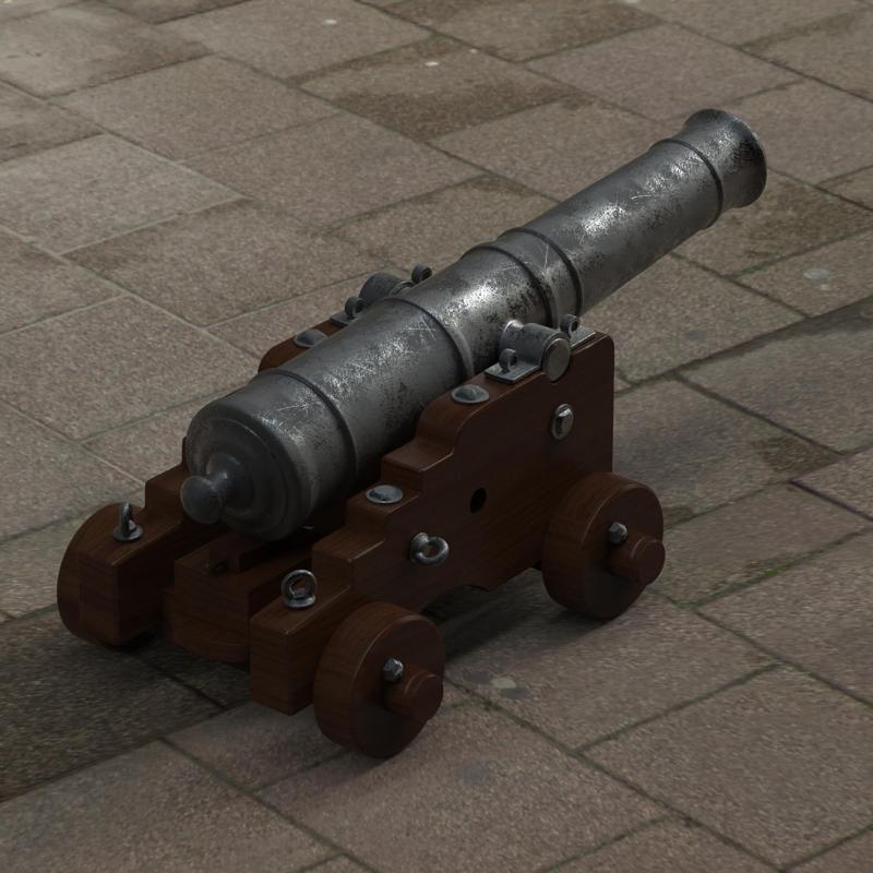 French Naval Cannon XVIII century