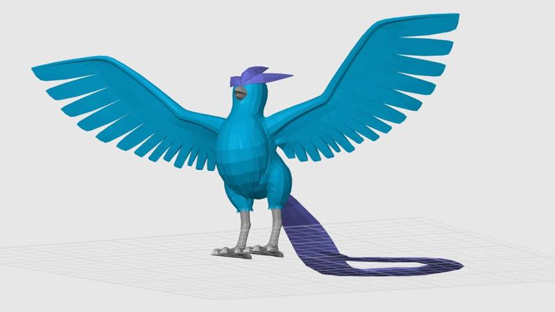 multicolor Articuno 4 colors Pokémon