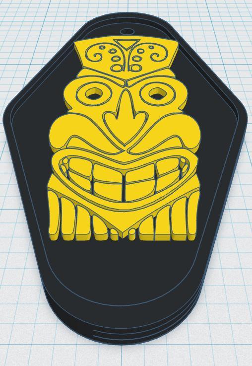Tiki Keytag 94