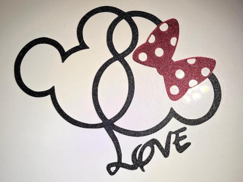 Decor Mickey Minnie Love