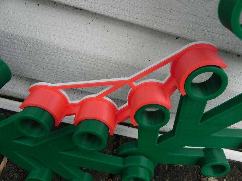 Giant Lego Wreath 6 branch alignment tool