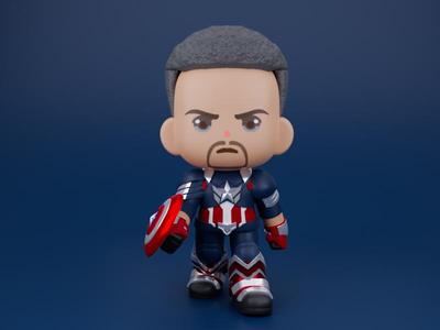 Chibit 099 : Captain America(Captain America: BNW)