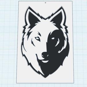 Wolf in Black and White