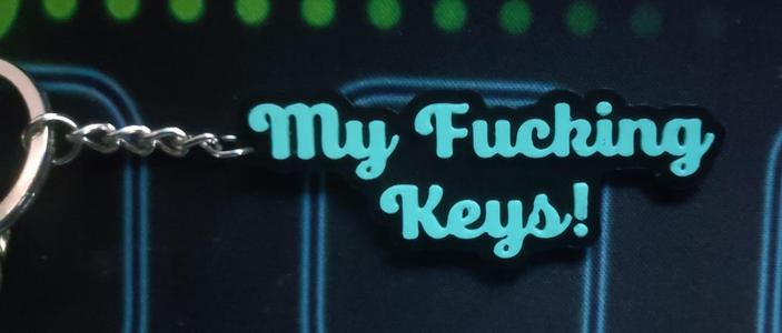 Keychain F*** keys