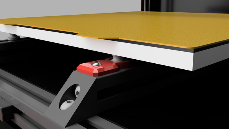 Voron 2 Bed Stop Stopper Mount guide Holder