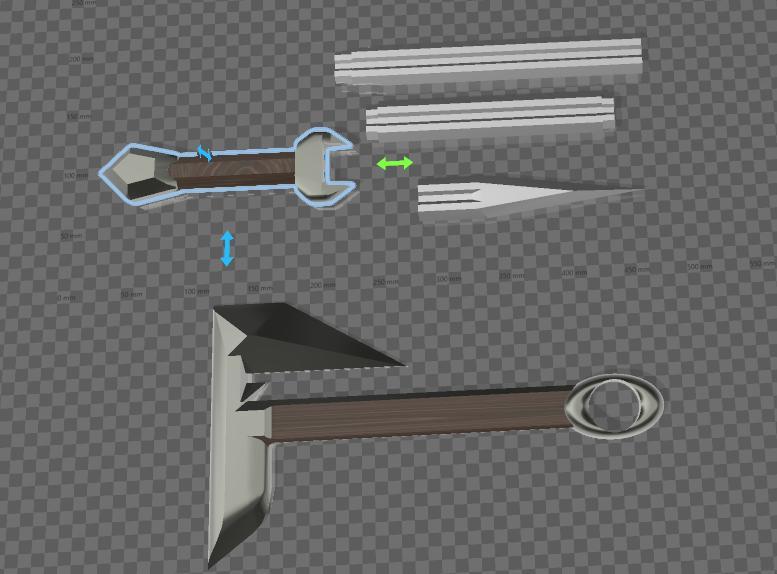 Darwen-style sword and hammer AXE