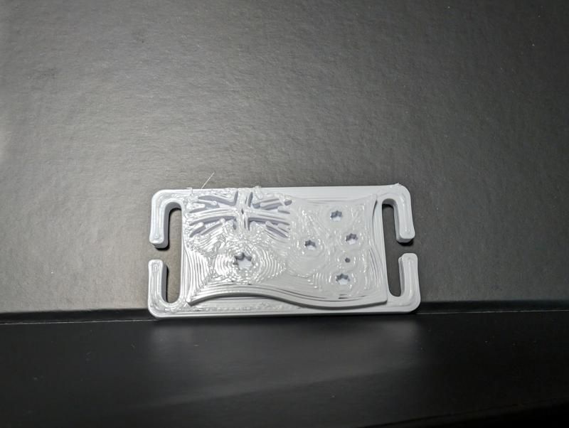 Australian flag MOLLE compatible tag