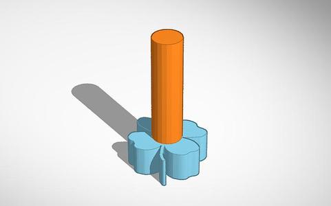 Mini razítko čtyřlístek