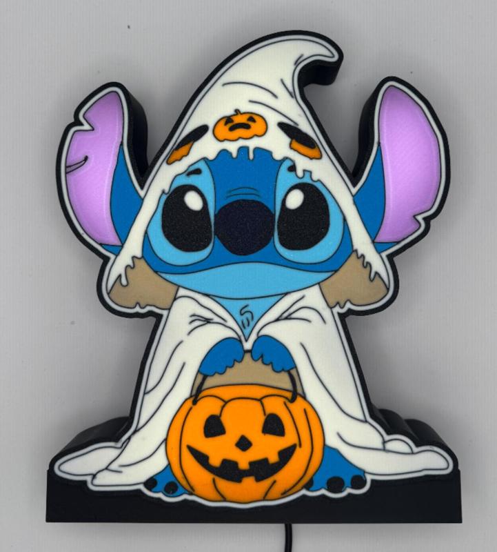 Stitch Halloween costume lightbox
