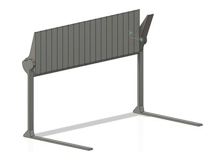 Japanese Inspired Bookshelf Stabilizer