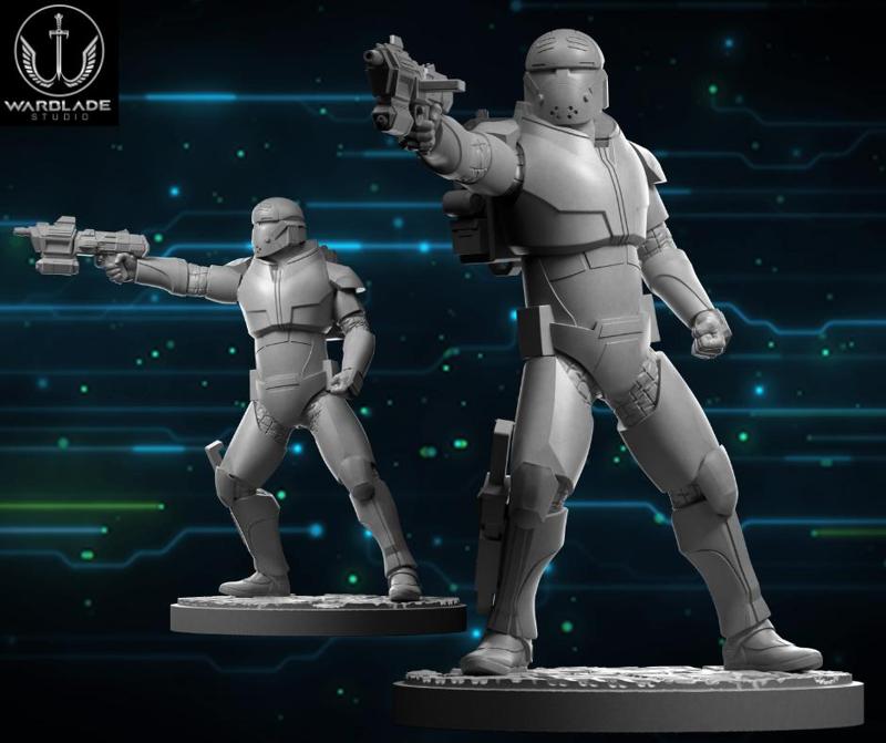 star wars shatterpoint wrecker presupported included