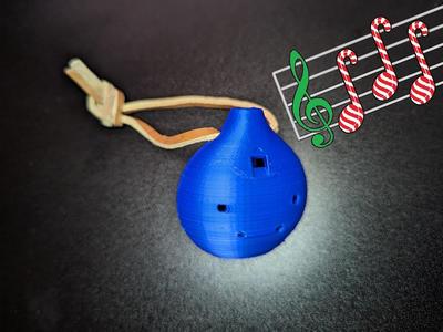 Easy Print 6-hole pendant ocarina