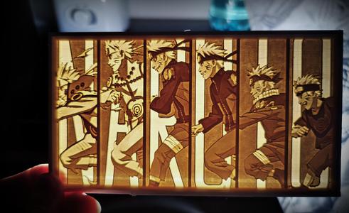 Naruto lithophane