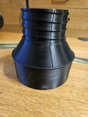 Dust Collector Quick Connect reduction to 63mm pipe