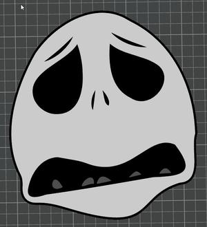Jack Skellington face #2 - AMS READY