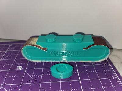 Knob adapter for sanding block by andarne