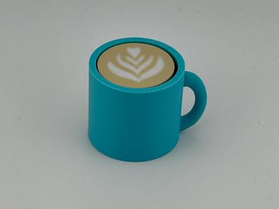 coffee and hot chocolate mug clicky fidget toy 