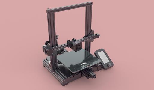Creality ender 3 v2 STEP MODEL