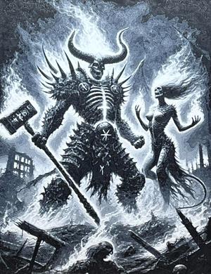 Horned Skull Demon #14