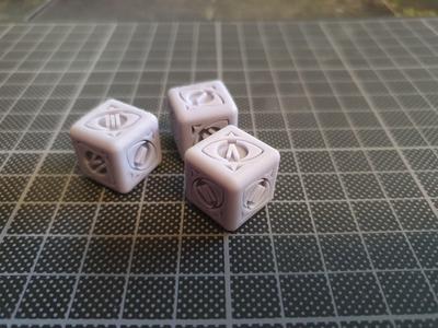 Psychic Dice Token for One Page Rules, Grimdark Future