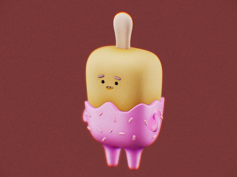 Super cute separable popsicle guy