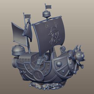 One Piece Thousand Sunny ship