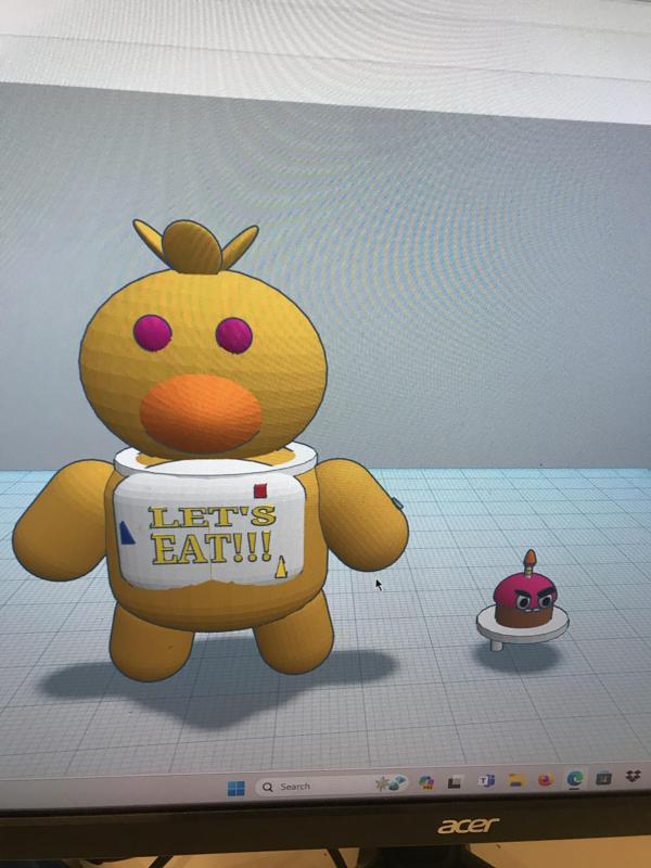 Chica you need her for the set