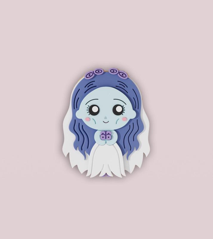 👻🕸️ Horror Movie Bride Cookie Cutter – Spooky Fun for Halloween Baking! 🎃🍪
