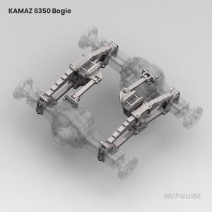 KAMAZ 6350 8x8: Bogie