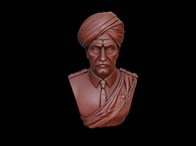 Nain Singh Rawat Bust