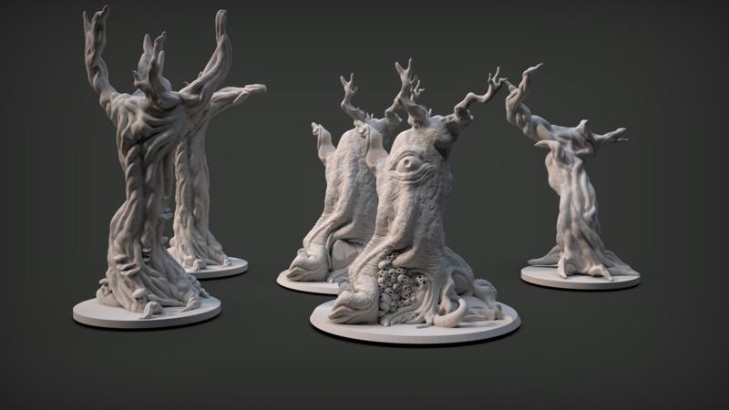 Fantasy Trees & Roots Pack (5)