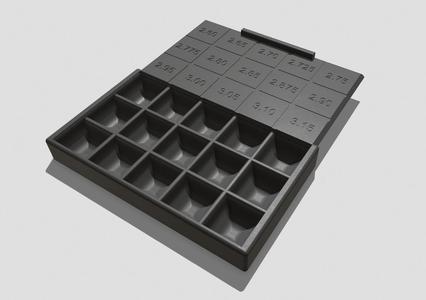 Engine Valve Shim Organiser
