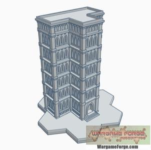 Gothic Building 33 with Hex Base GHB033