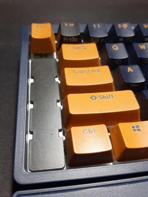 RKS70 Keyboard Macro Keys - PCB cover - Switch blocker