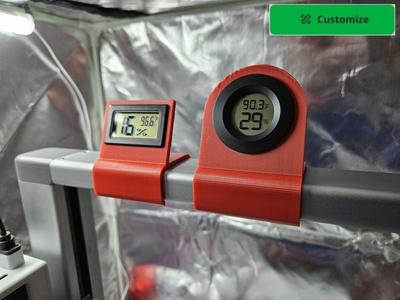 Hygrometer Mount - Customize or ready print
