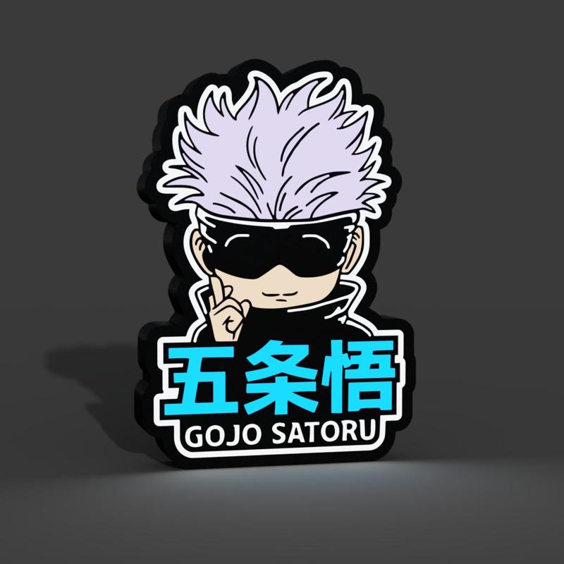 Gojo Satoru JJK Lightbox LED Lamp