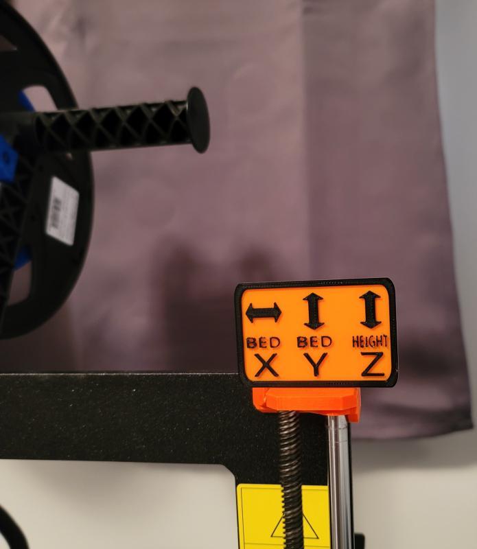 MK3S+ Bed Orientation