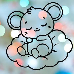 Mouse On Cloud Cookie Cutter