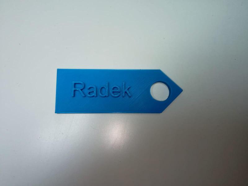 Jmenovka s jménem Radek