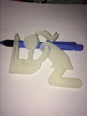 sign toilet with small raft