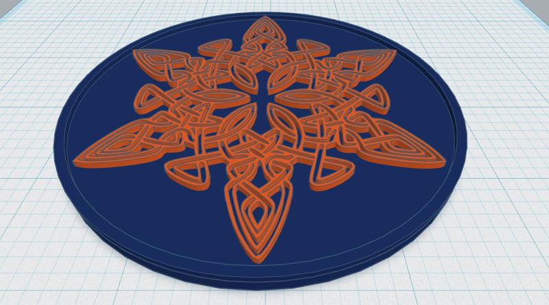 Celtic Mandala Coaster 3