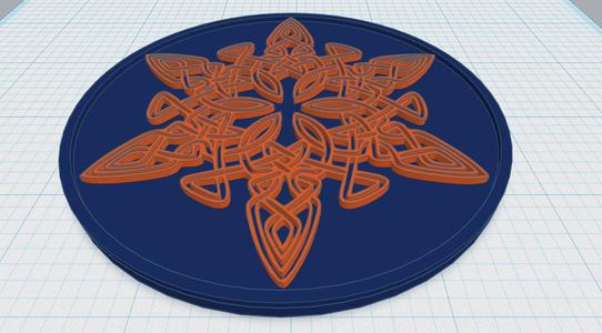 Celtic Mandala Coaster 3