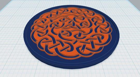 Celtic Mandala Coaster 7