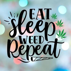 420 Stamp Eat Sleep Weed Cookie Cutter