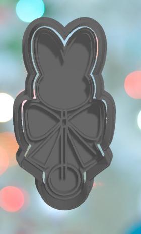 Baby Shower Bunny Rattle Cookie Cutter