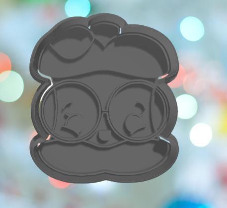 School Nerdy Apple Cookie Cutter