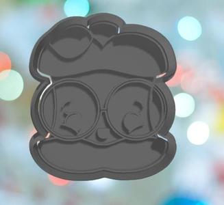 School Nerdy Apple Cookie Cutter